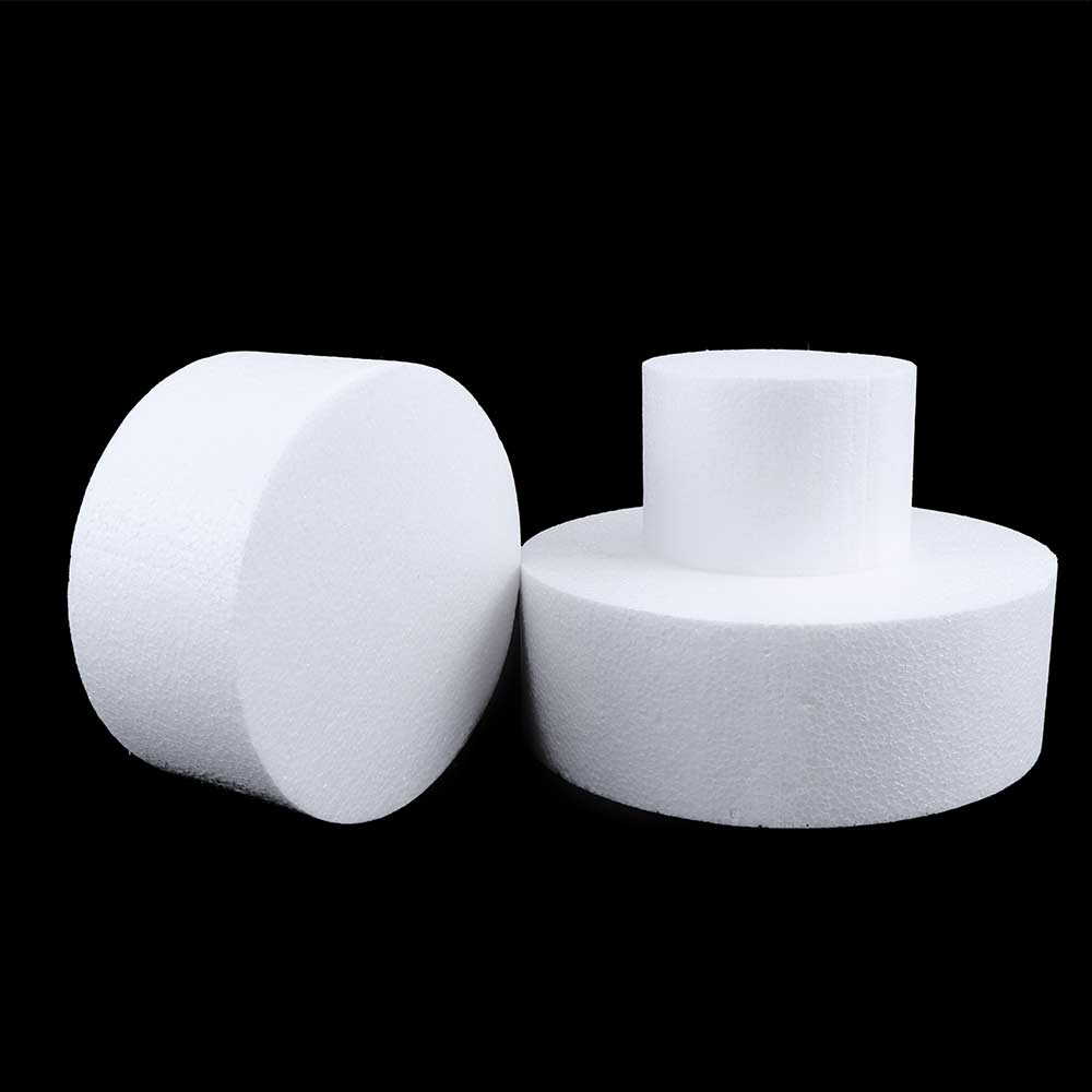 HOT!!!Kitchen Accessories Cake Dummy Modelling Sugar craft Party DIY Model Cake Round Foam Mould Polystyrene Changed Good Pack