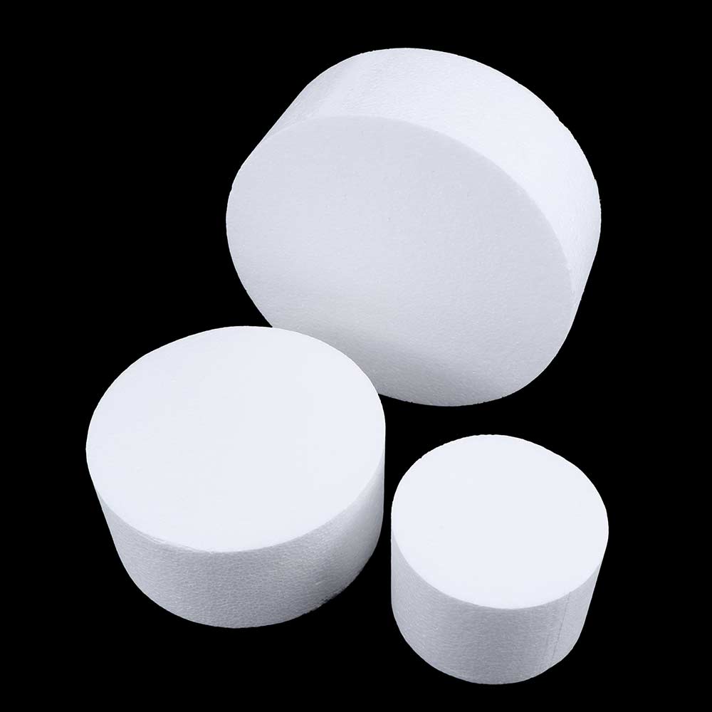 HOT!!!Kitchen Accessories Cake Dummy Modelling Sugar craft Party DIY Model Cake Round Foam Mould Polystyrene Changed Good Pack