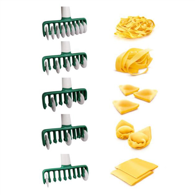 1Pcs Noodles Cutter Kitchen Tool Multi function Roller Dockers Dough Cutter Plastic Noodle Knife Pasta Instant Noodles Maker