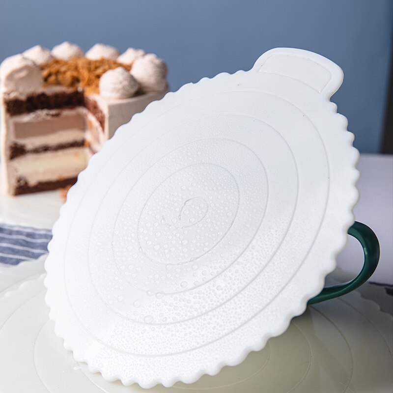 Reusable Round Mousse Cake Boards Plastic Cake Base Cupcake Dessert Tray for Home Wedding Birthday Party 4/6/8/10inch