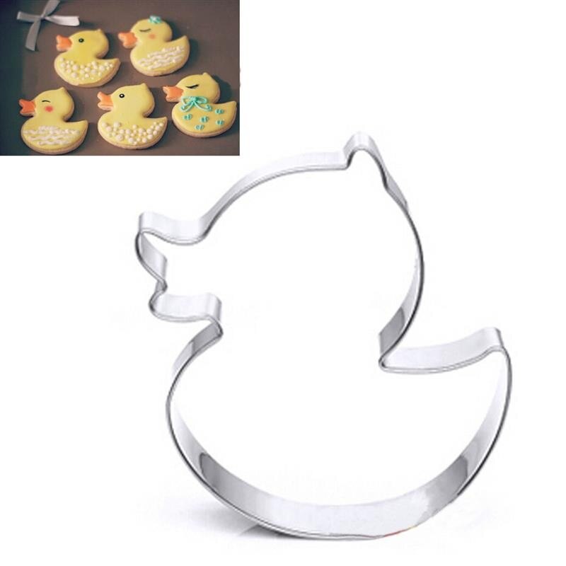 Stainless Steel Pineapple Cake Mousse Ring Mold Cookie Mold Candy Pastry Cookie Cutters Cute Little Yellow Duck Big Yellow Duck