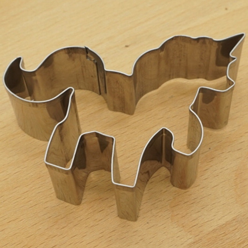 3pcs/set Stainless Steel Unicorn Cookie Cutter Candy Biscuit Mold Baking Tools Rainbow Metal Pastry Cake Fondant Cutters Mould