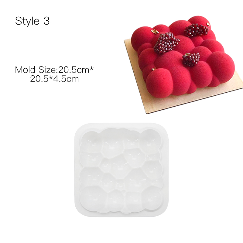 Silicone Cake Molds 3D Shapers