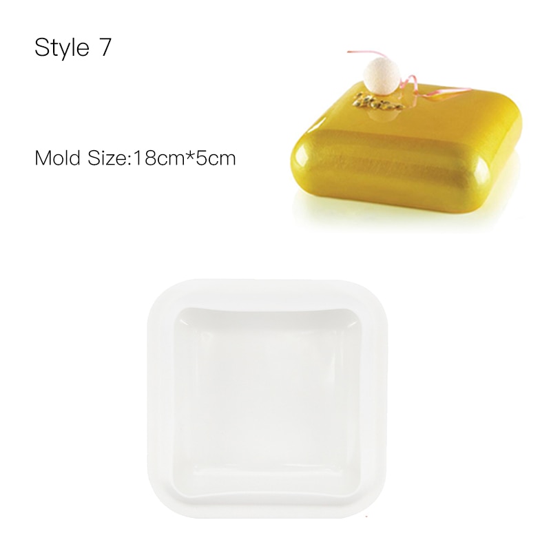 Silicone Cake Molds 3D Shapers