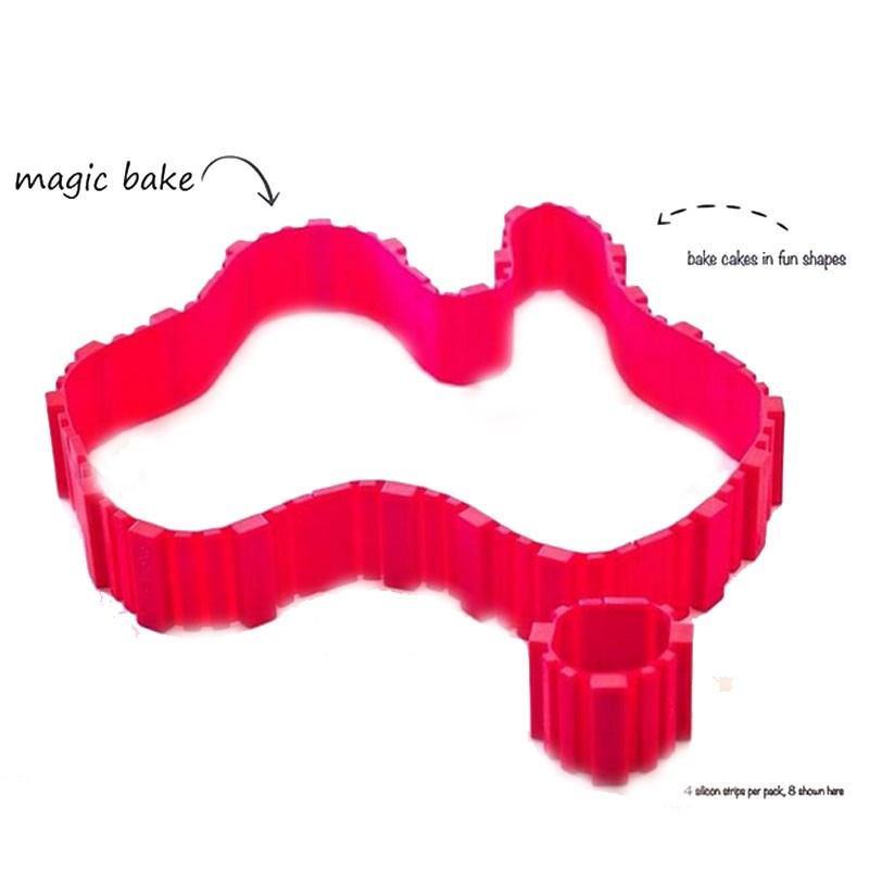 Flexible Silicone Cake Molds (Set of 4)