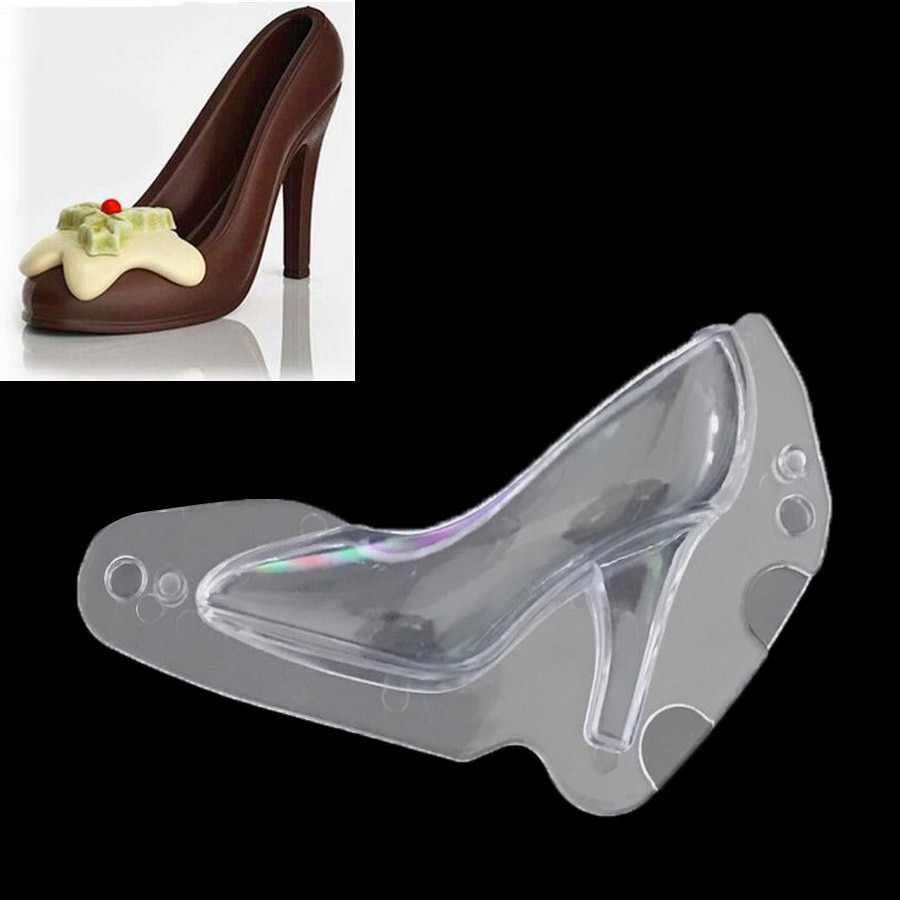 3D Transparent Shoe Chocolate Mold