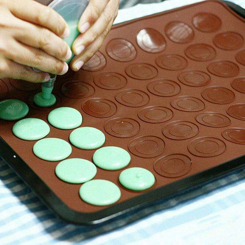 30/40 Holes Silicone Macaron Mold Baking Mat Non-stick Pastry Macaroon Making Sheet Cake Baking Pad Silicone Cake Mold