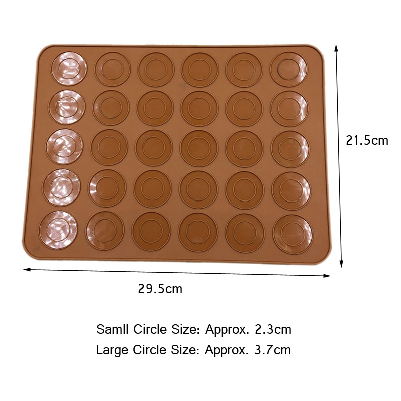 30/40 Holes Silicone Macaron Mold Baking Mat Non-stick Pastry Macaroon Making Sheet Cake Baking Pad Silicone Cake Mold