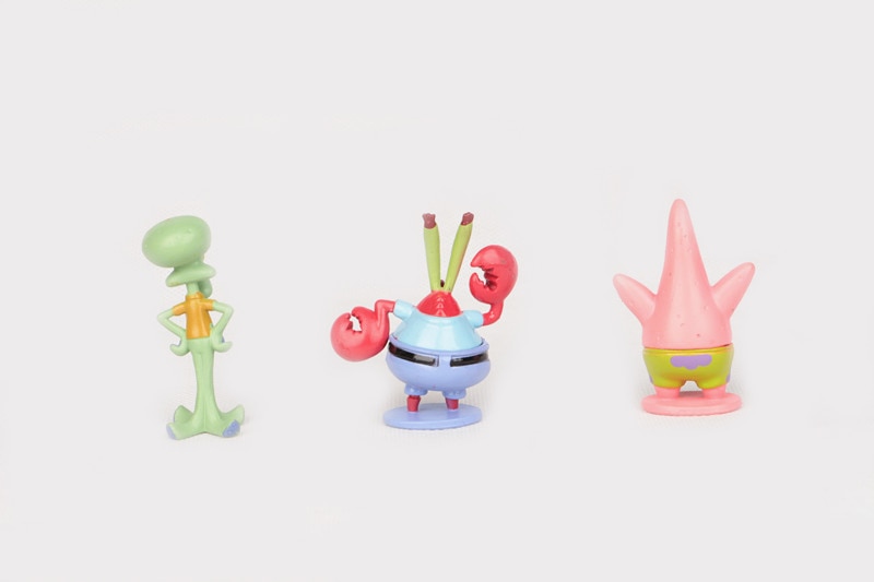 6pcs Sponge Bob Toys and Friends Figures