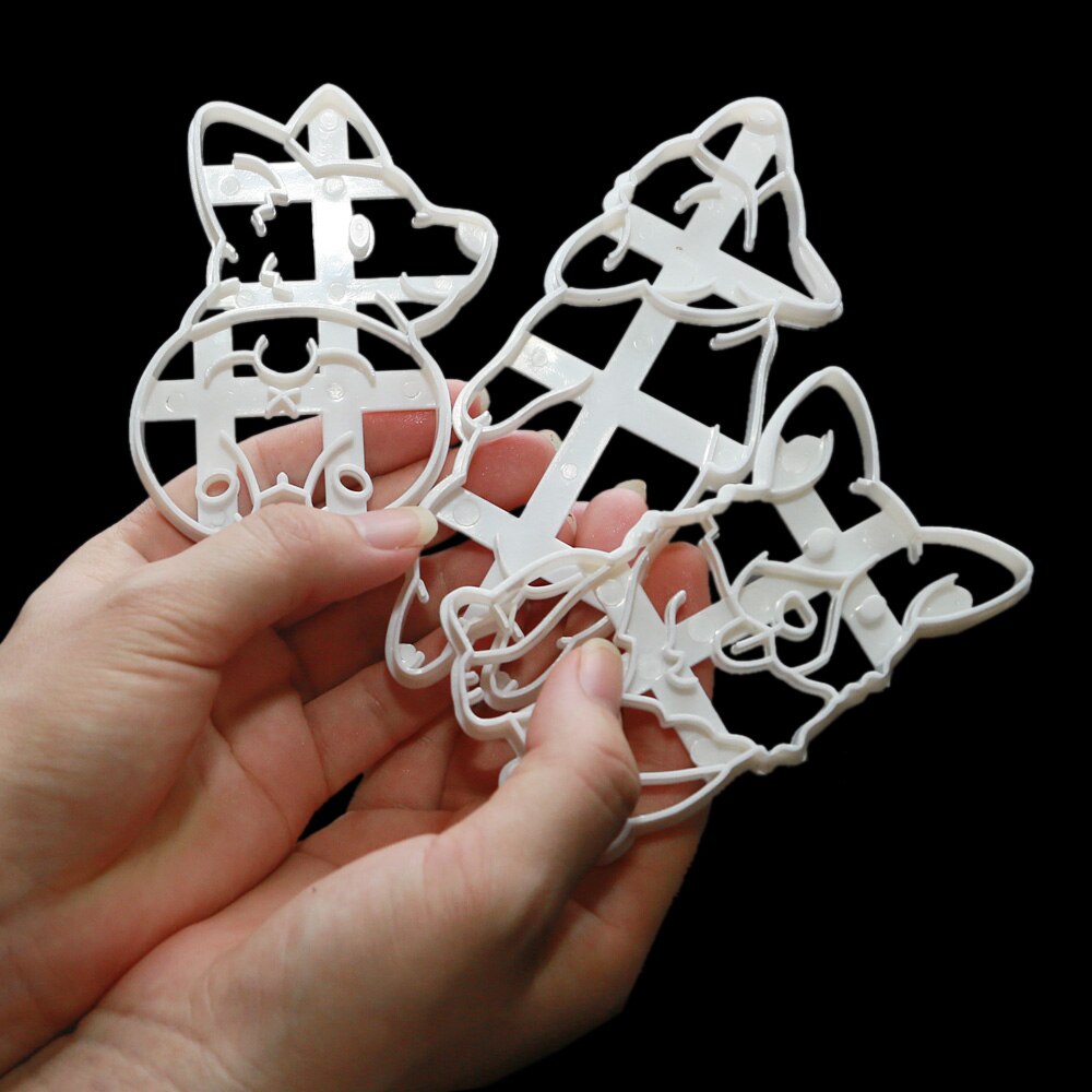 Plastic Corgi Cookie Cutters (3pcs)