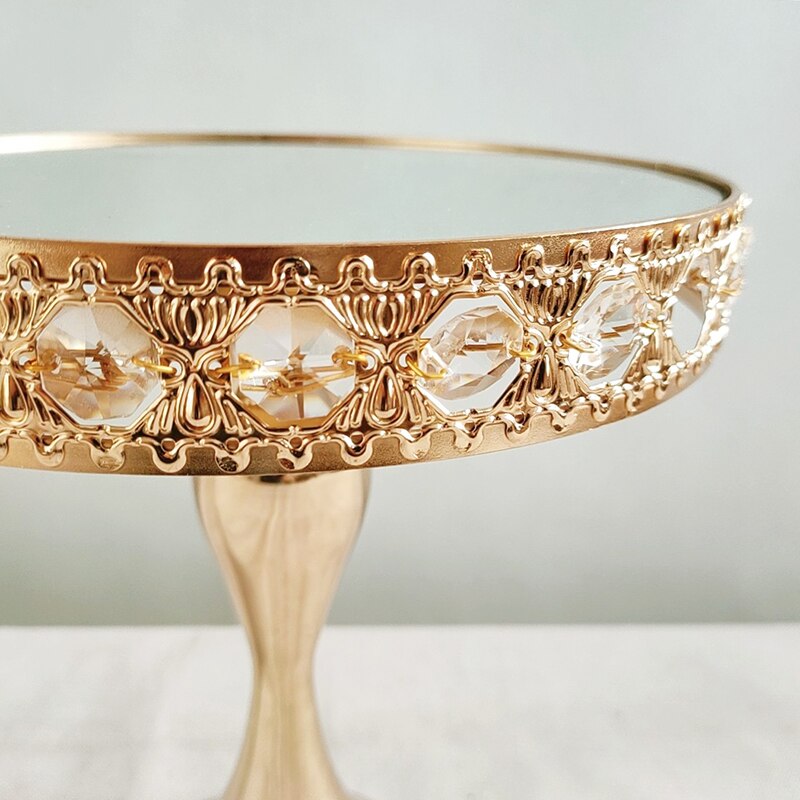 Gold Color Metal Cake Stand