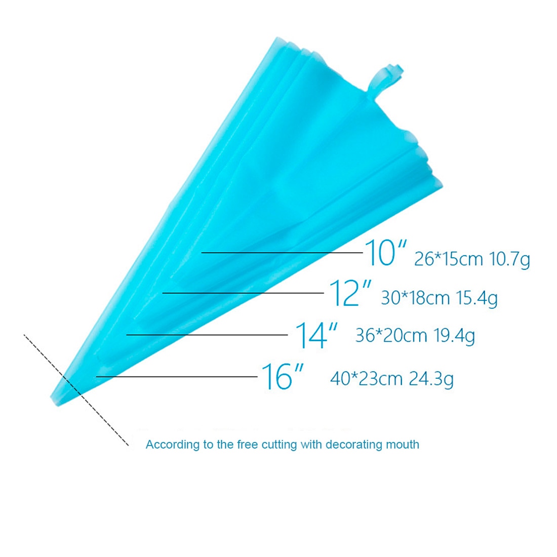 Frosting Bag Silicone Icing Piping Bag