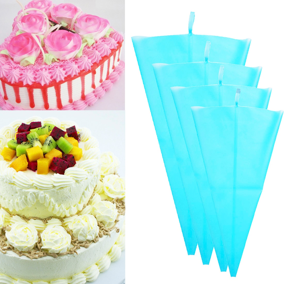 Frosting Bag Silicone Icing Piping Bag