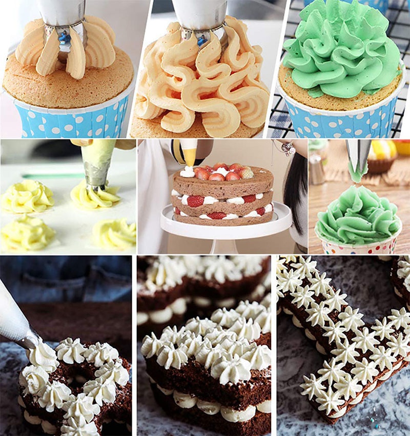 32 Pcs Icing Nozzles Set For Baking