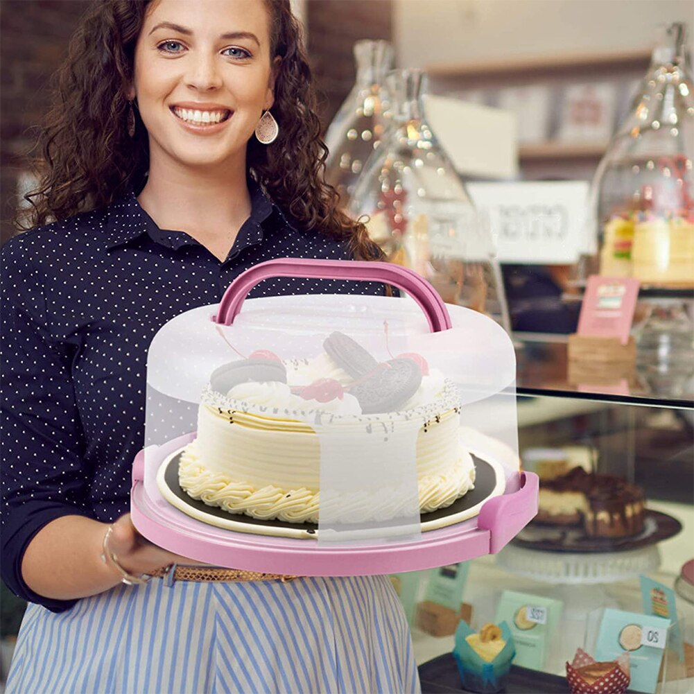 Portable Cake Carrier with Handle