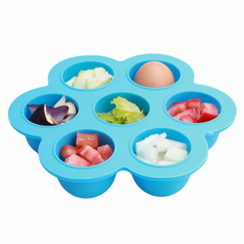 7 Hole Silicone Food Storage Container