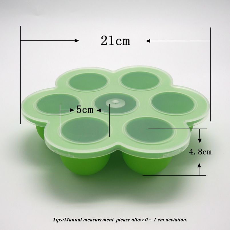 7 Hole Silicone Food Storage Container