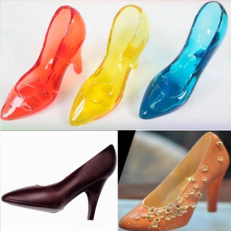 3D High Heel Chocolate Shoe Mold