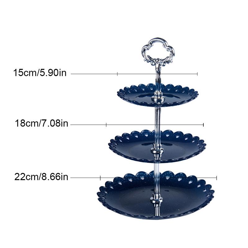 Three Tier Cake Stand Plastic Rack