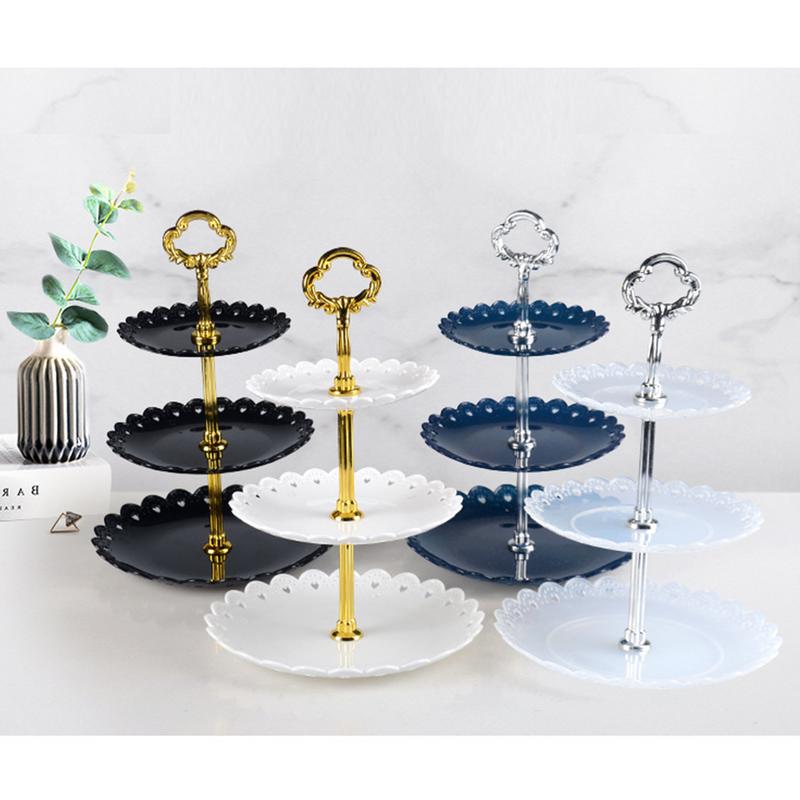 Three Tier Cake Stand Plastic Rack