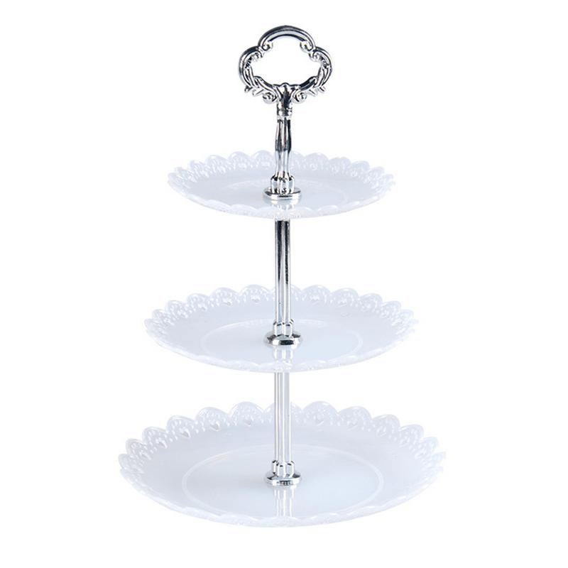 Three Tier Cake Stand Plastic Rack