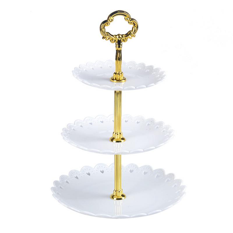 Three Tier Cake Stand Plastic Rack