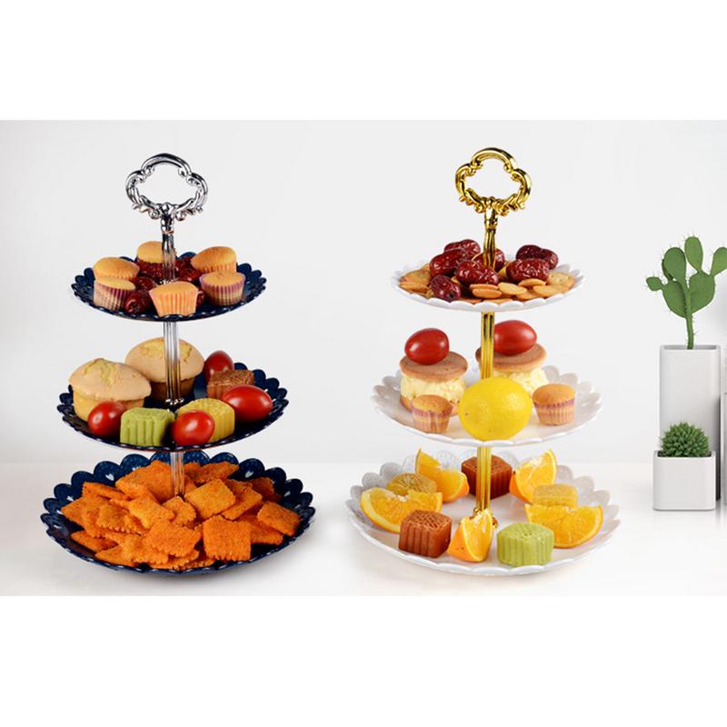 Three Tier Cake Stand Plastic Rack