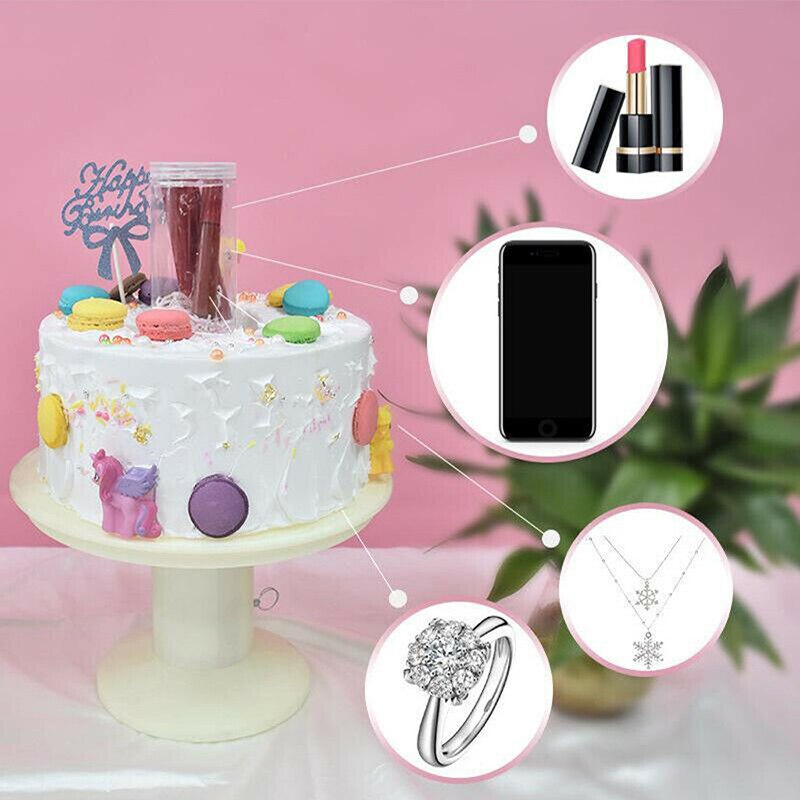 Cake Stand Toy Box Money Props Making Surprise for Birthday Cake Banquet Party Musical Popping Gift