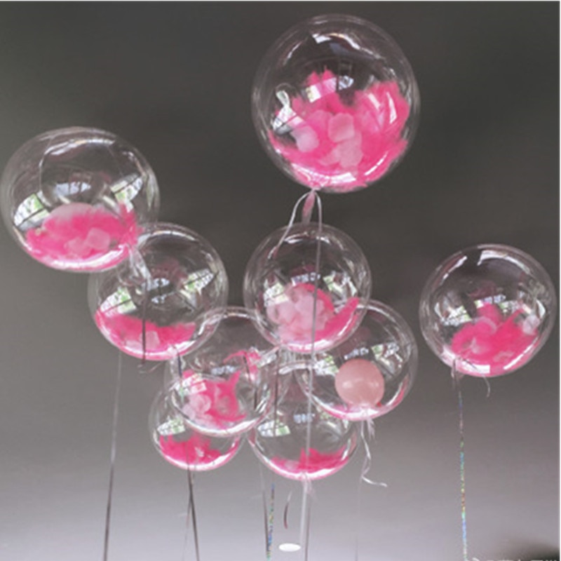 Clear Balloons DIY Party Decor