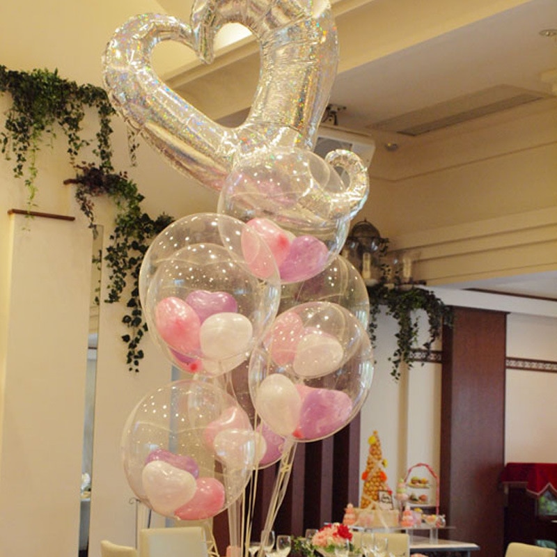 Clear Balloons DIY Party Decor