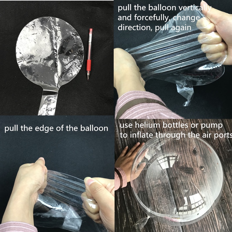 Clear Balloons DIY Party Decor