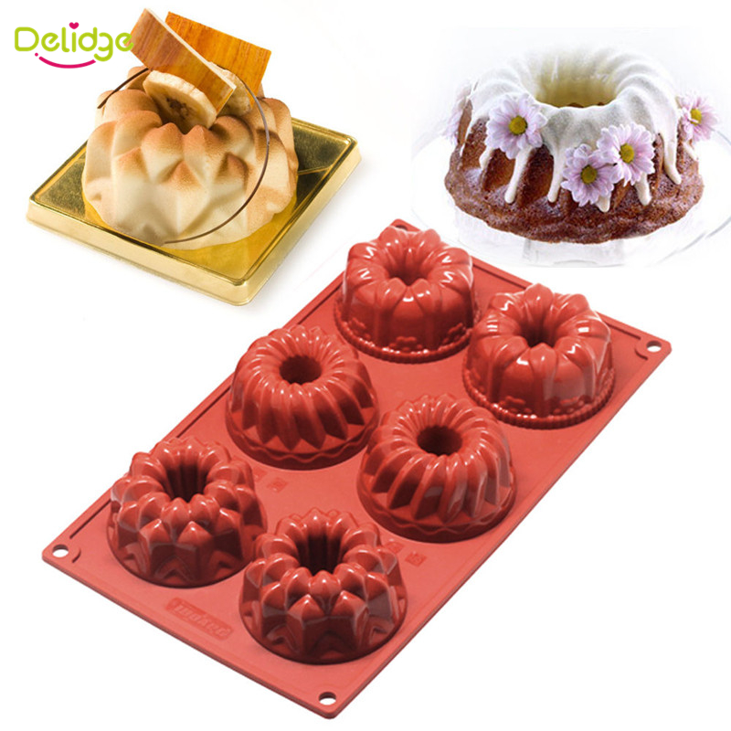 Mini Bundt Pan Silicone Molder