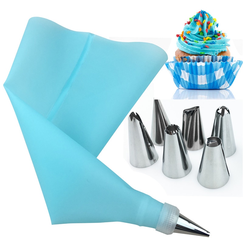 Silicone Cake Piping Kit (8 Pcs)