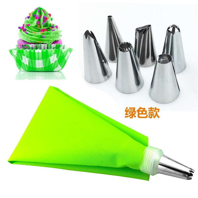 Silicone Cake Piping Kit (8 Pcs)