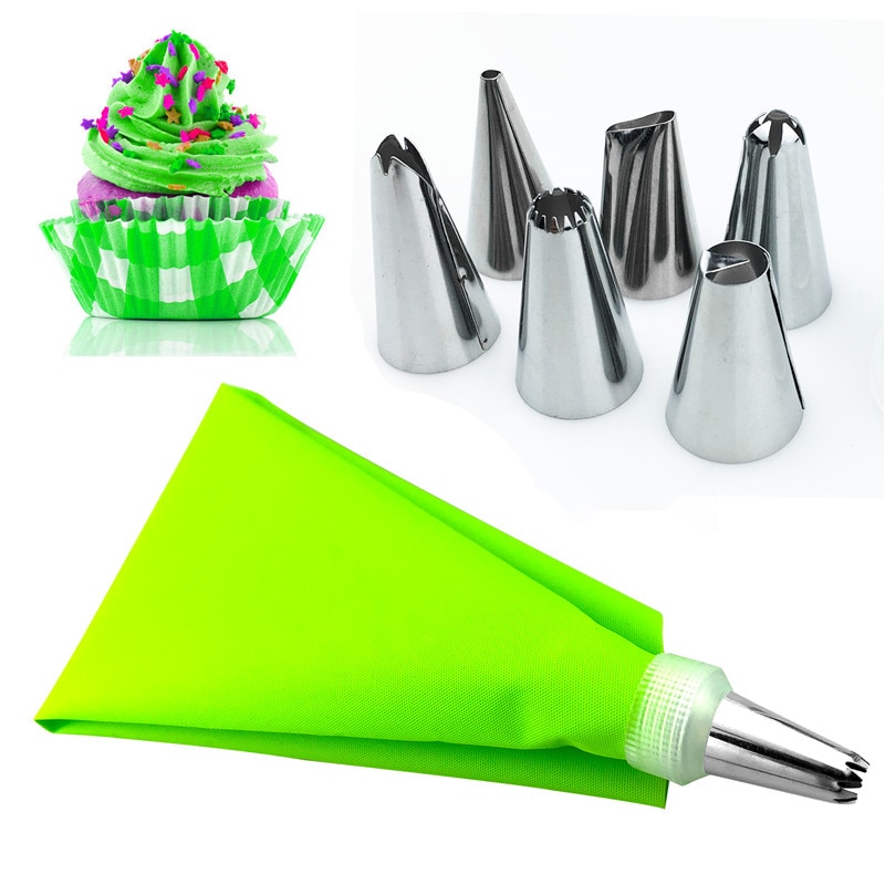 Silicone Cake Piping Kit (8 Pcs)