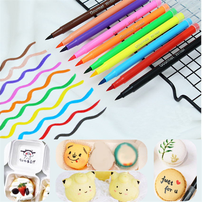 Edible Pen Food Coloring Brush