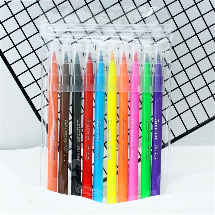 Edible Pen Food Coloring Brush