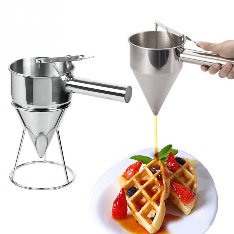 Stainless Steel Metal Funnel Cake Mix Maker Tool