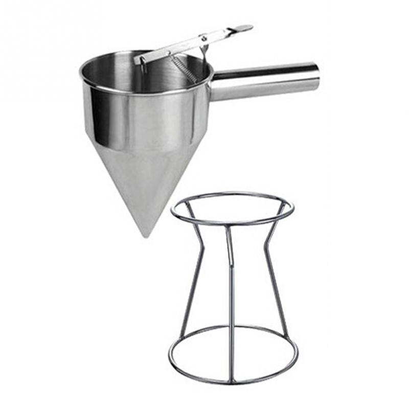 Stainless Steel Metal Funnel Cake Mix Maker Tool