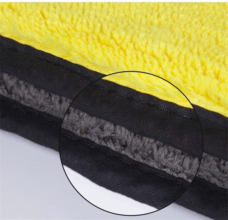 Microfiber Auto Wash Towel Car Cleaning Drying Cloth Hemming Car Care Cloth Detailing Car Wash Towel 30x30/40/60CM