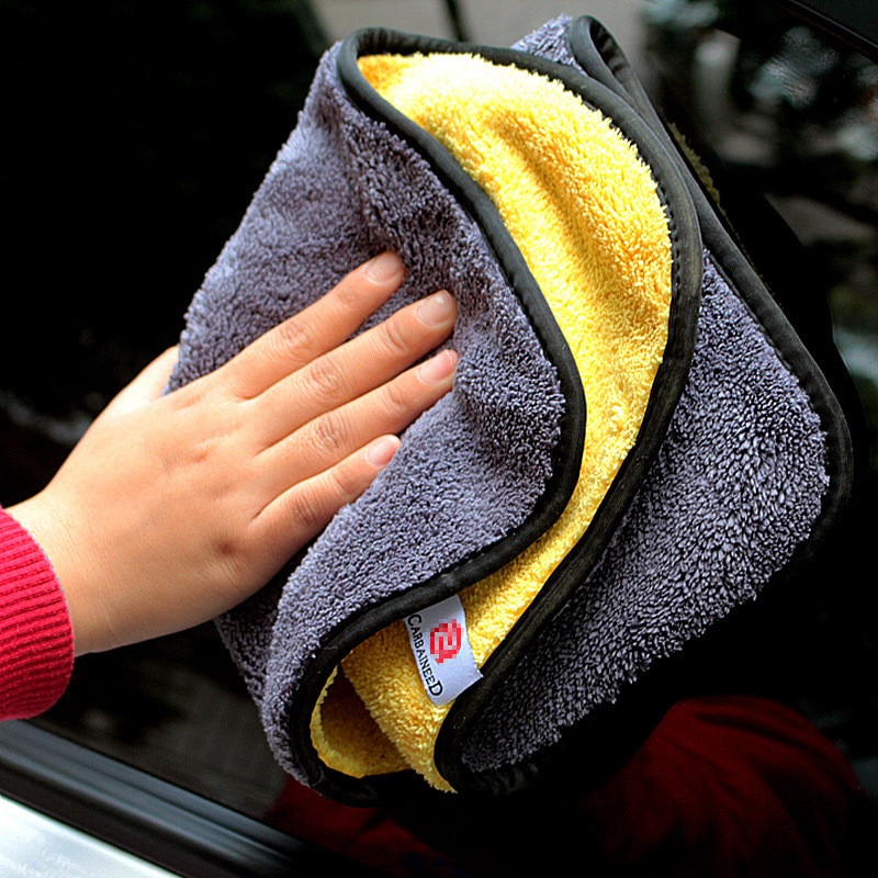 Microfiber Auto Wash Towel Car Cleaning Drying Cloth Hemming Car Care Cloth Detailing Car Wash Towel 30x30/40/60CM