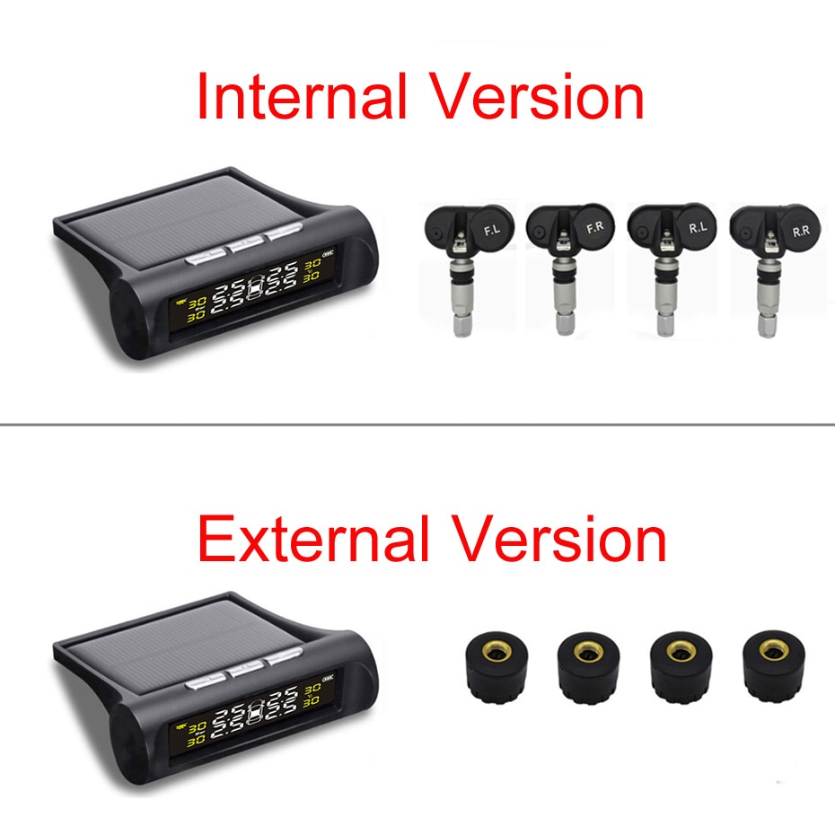 Tire Pressure Monitor Solar Powered