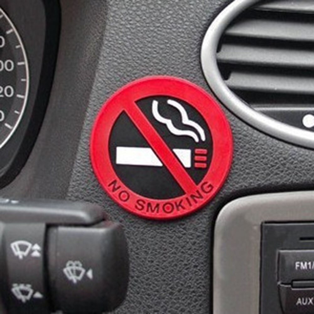 Rubber No Smoking Sticker for Car