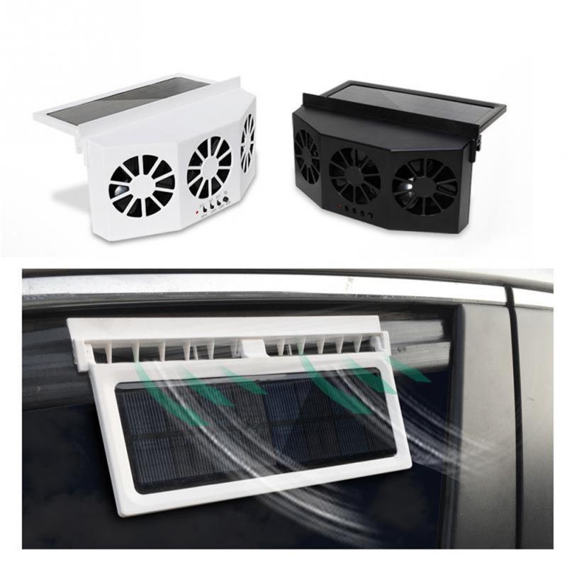 Car Fan Solar Powered Air Cooler