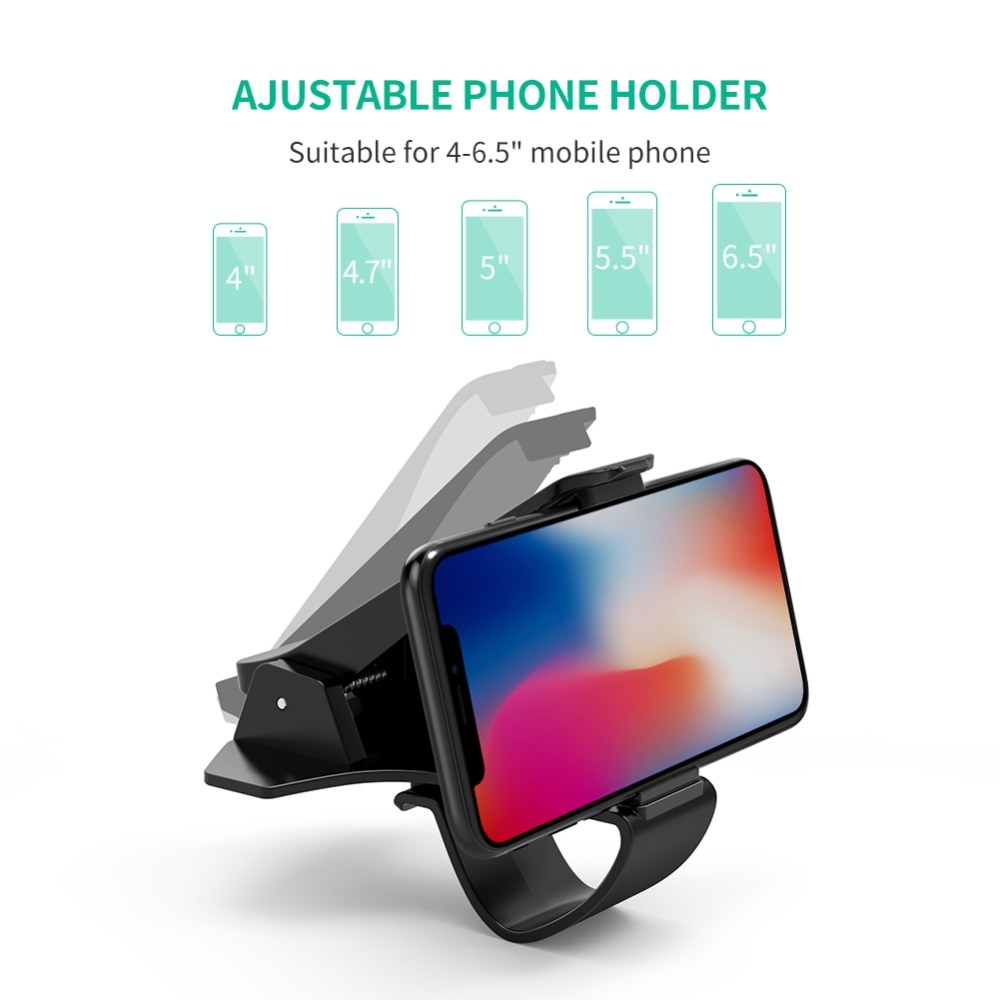 Car Mobile Holder with Adjustable Clip