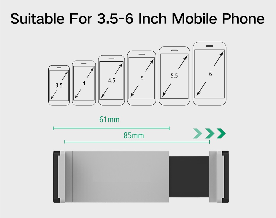 Adjustable Car Mobile Phone Holder