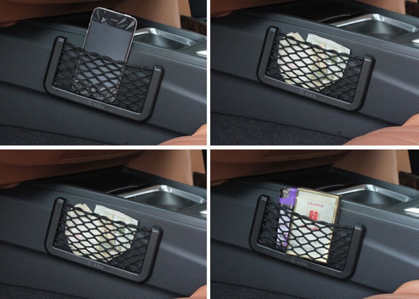 Car Organizer-Self Adhesive Net Bag