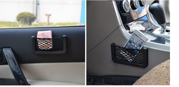 Car Organizer-Self Adhesive Net Bag