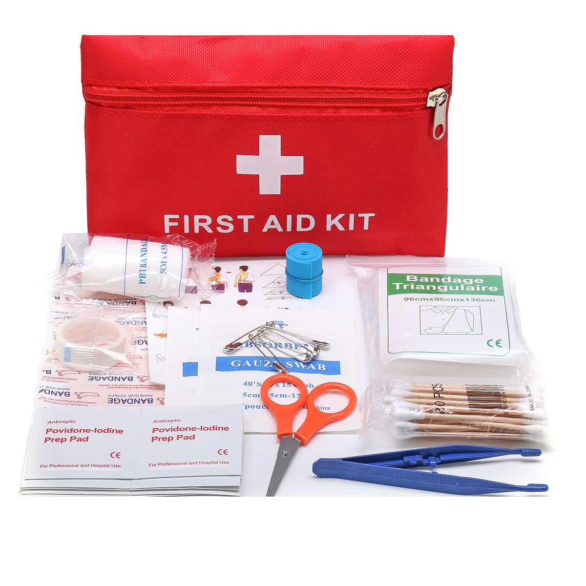 Car Emergency Kit First Aid Bag