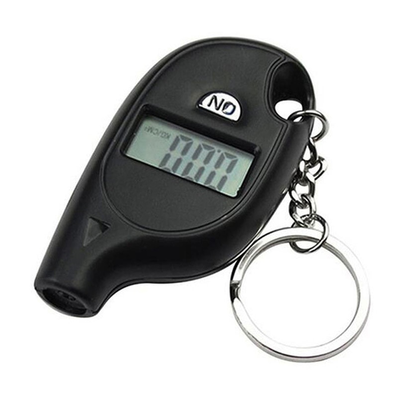 Mini Portable Keychain Tire Tyre Wheel Air Pressure Gauge Tester Digital LCD 5-100 PSI Procession Tool Tire Pressure Monitor